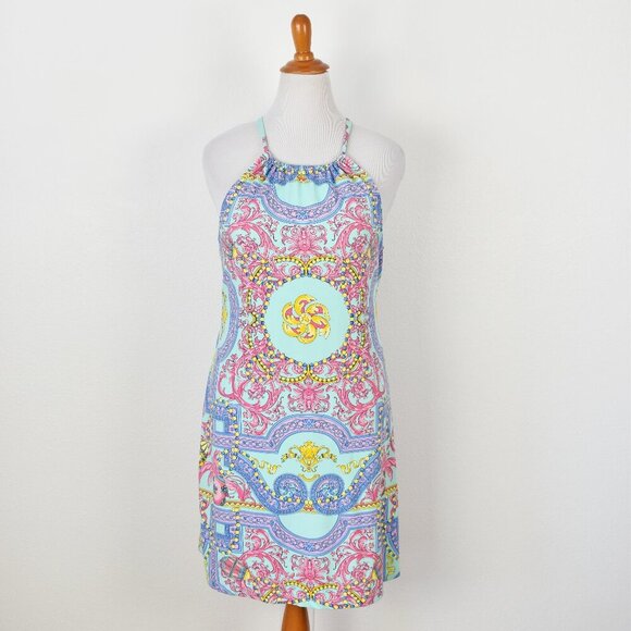 J. McLaughlin Dresses & Skirts - J. McLaughlin Maria Halter Printed Dress - L